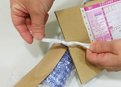 バットの配送方法(プチプチ編)